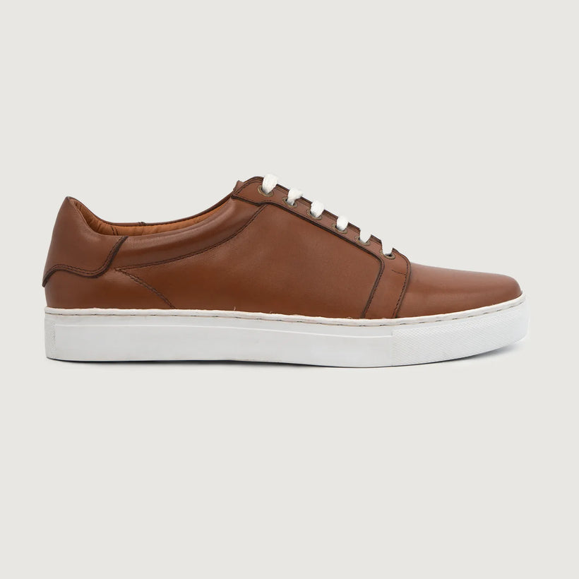 Carter Runn 탠 Leather Sneakers 남성용
