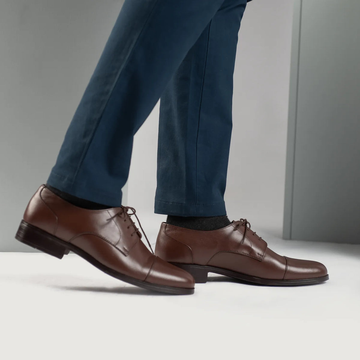 Orlaven Attorney Derby 브라운 가죽 구두 남성용 footwear image 9