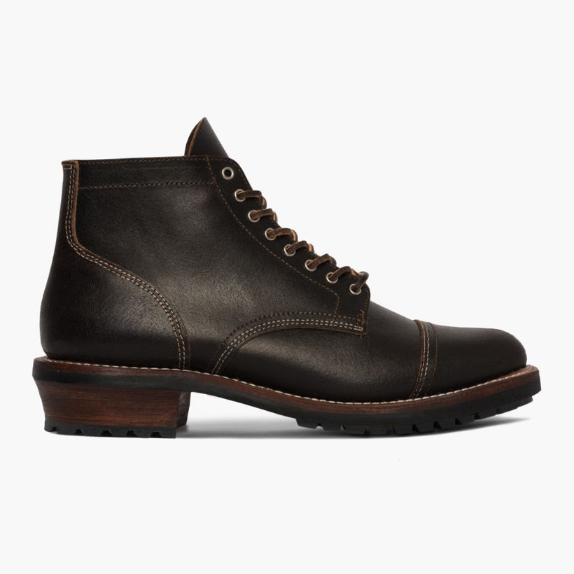 Vanguard Waxed Cacao Leather Boots 남성용