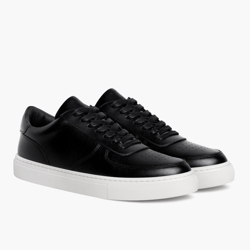 Court 블랙 Leather Sneakers 여성용