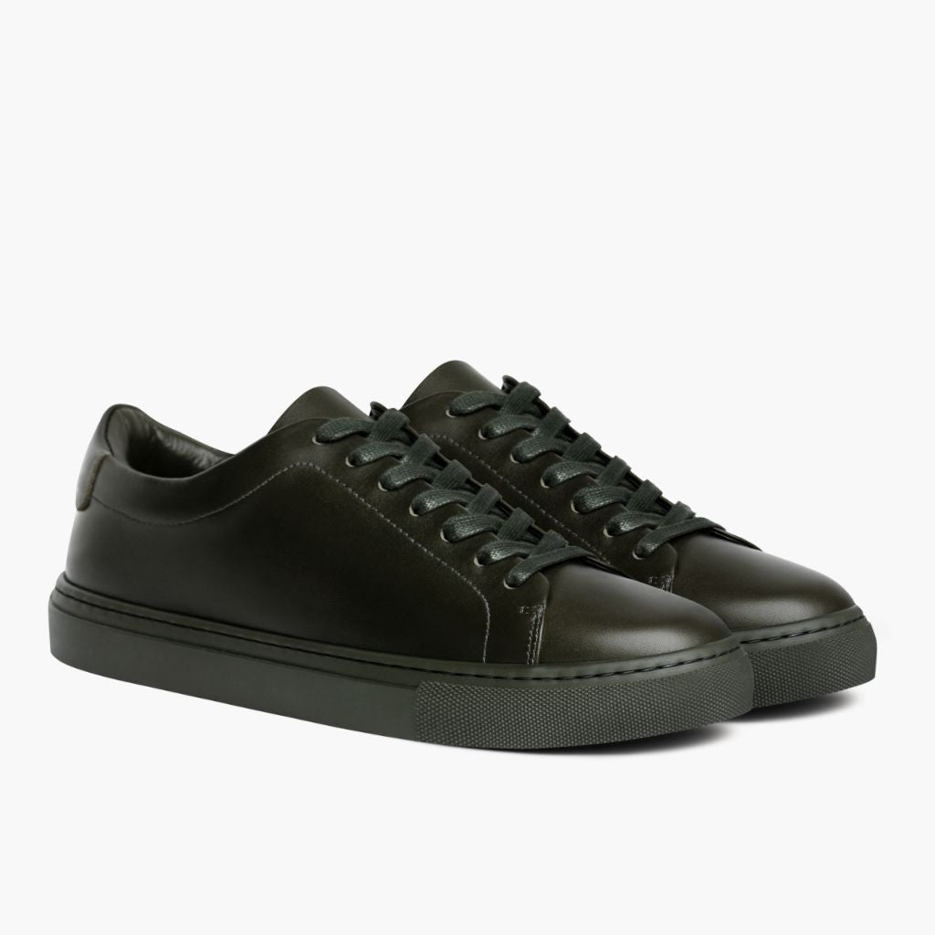 Encore Forest 가죽 스니커즈 남성용 in Classic Full-Grain Leather - 측면 프로필 뷰 | 공식 온라인 스토어 구매