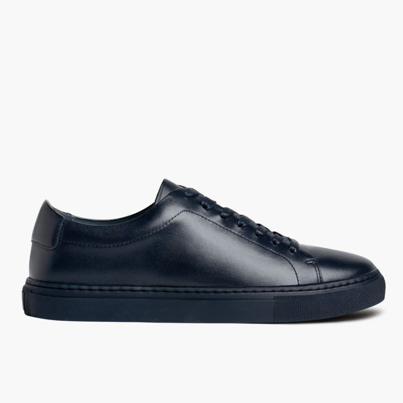 Encore Navy Leather Sneakers 남성용