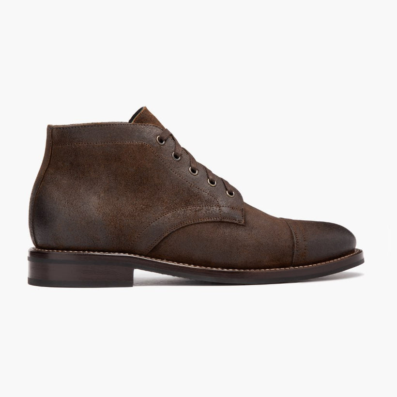 Cadet Mocha Leather Boots 남성용