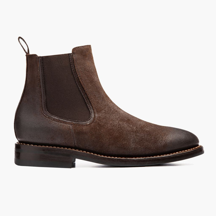 Duke Chocolate Suede 가죽 부츠 남성용