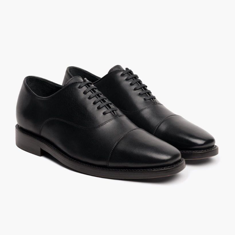 Executive 블랙 Leather Sneakers 남성용