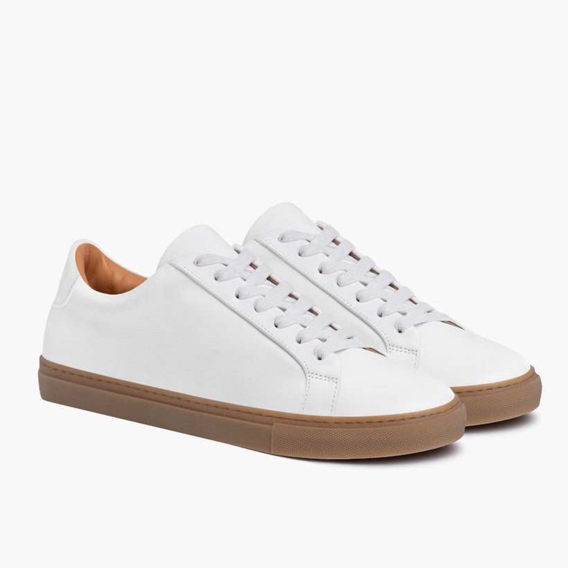 Legacy White Leather Sneakers 남성용