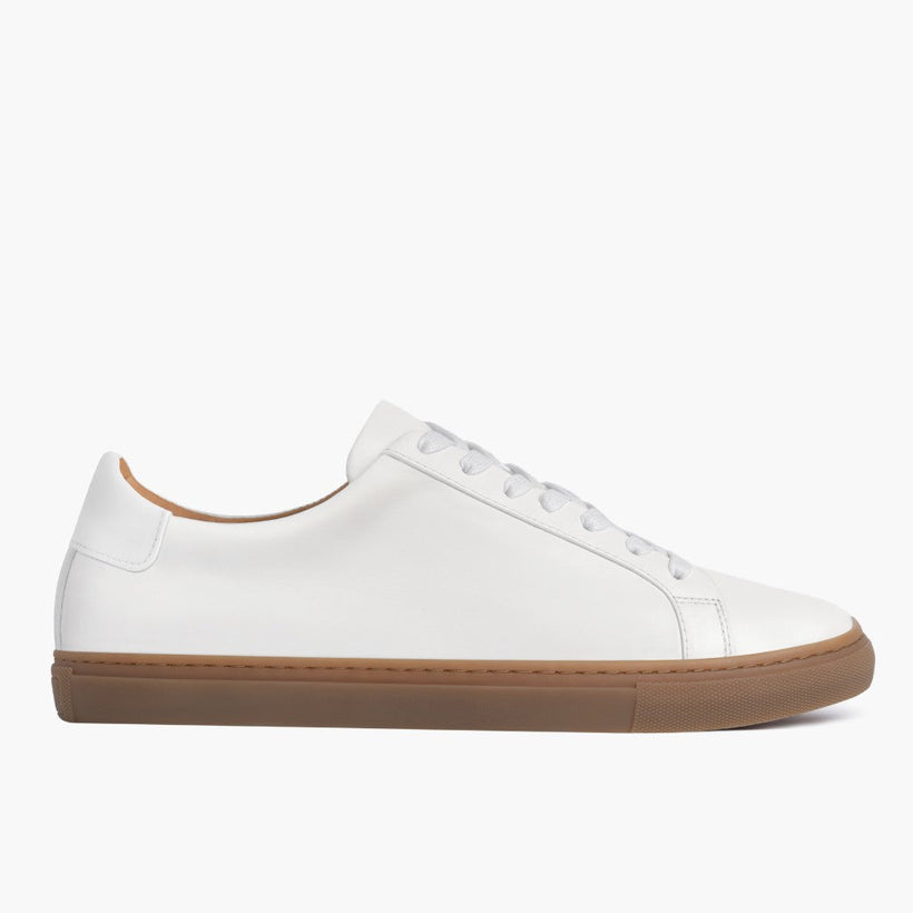 Legacy White Leather Sneakers 남성용