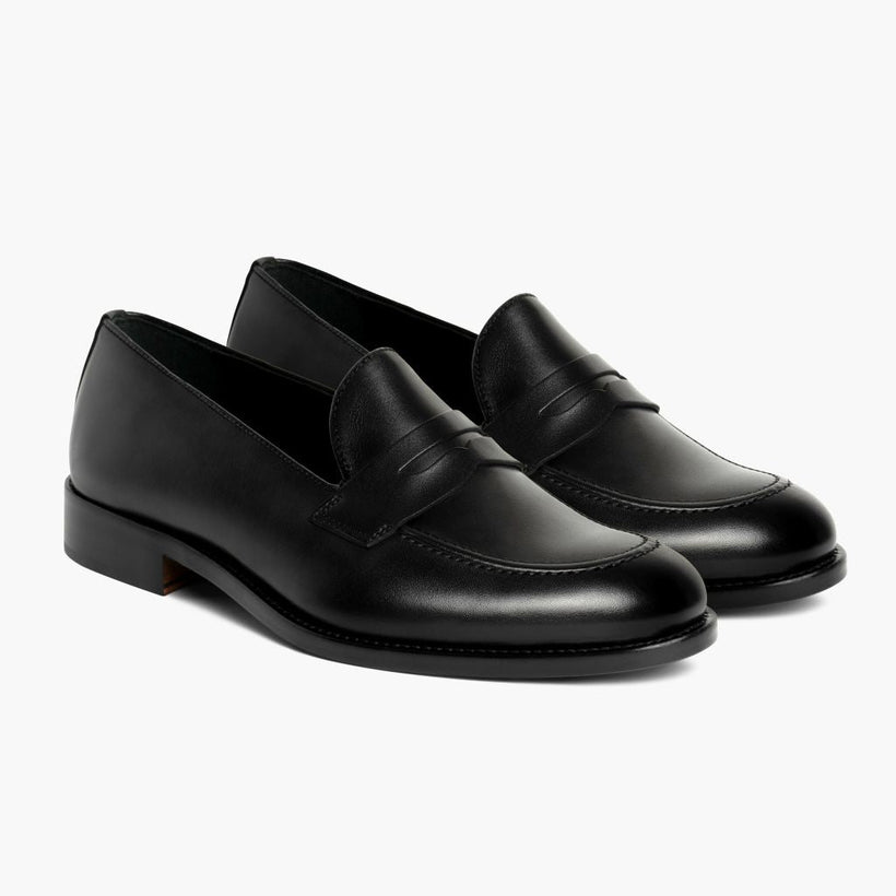 Lincoln 블랙 Leather Sneakers 남성용