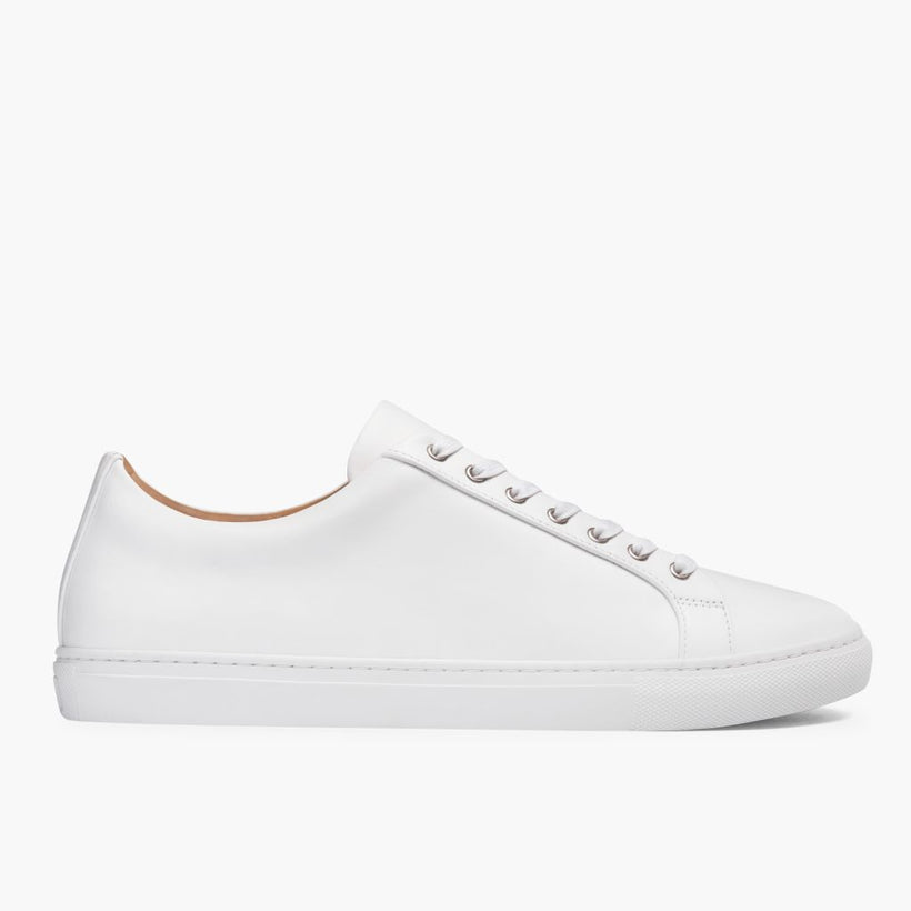 Premier Low Top White Leather Sneakers 남성용