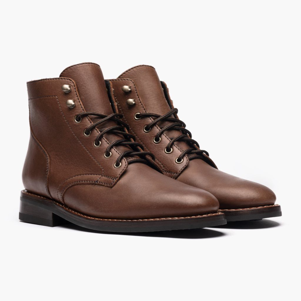 President Whiskey 가죽 부츠 남성용 For Men in Classic Full-Grain Leather - 측면 프로필 뷰 | 공식 온라인 스토어 구매