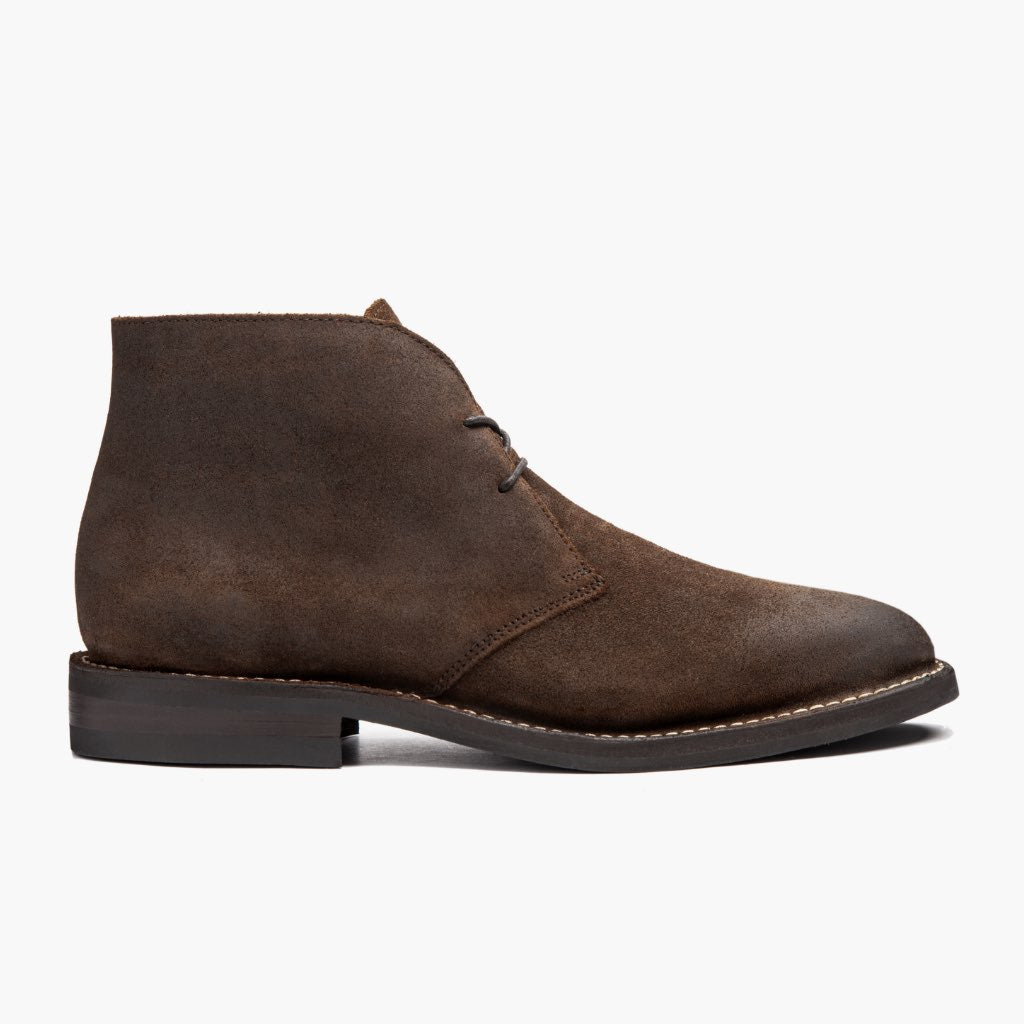 Mocha Full-Grain leather Boots - 굿이어 웰트 공법 및 앞코 토박스 디테일