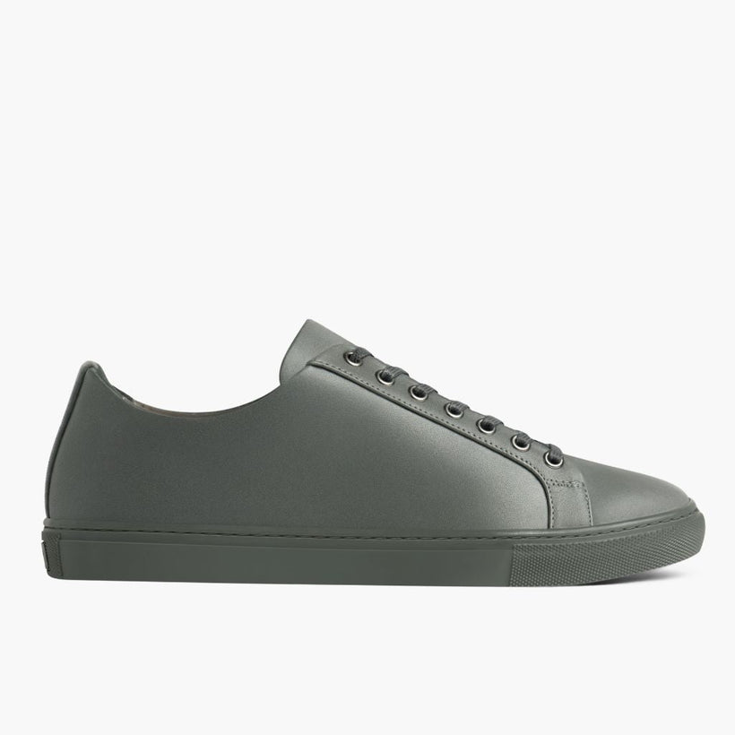 Premier Low Top Grey Leather Sneakers 남성용