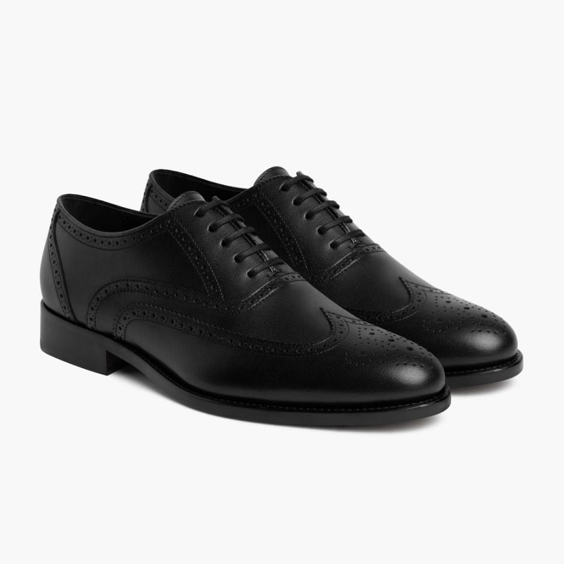 Aviator 블랙 Leather Loafers 남성용