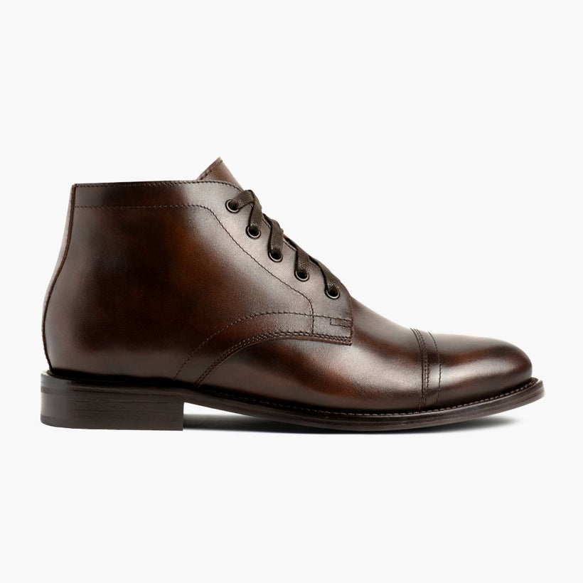Cadet Rich Mahogany Leather Boots 남성용