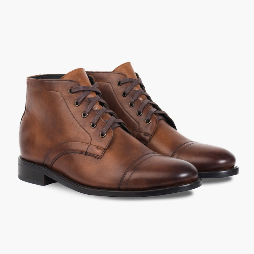 Cadet Walnut Leather Boots 남성용