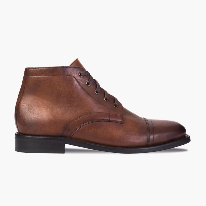 Cadet Walnut Leather Boots 남성용