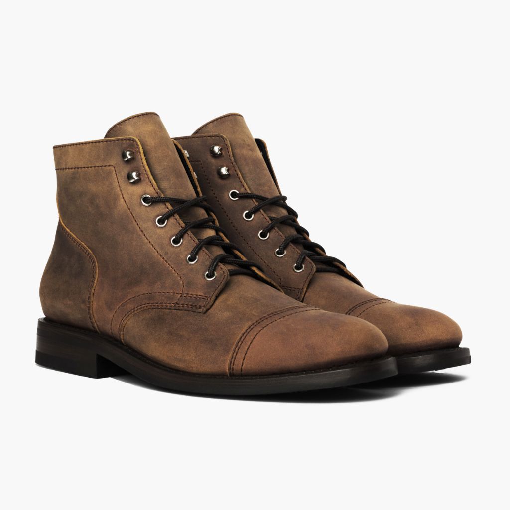 Captain Burnt Copper 가죽 부츠 남성용 in Classic Full-Grain Leather - 측면 프로필 뷰 | 공식 온라인 스토어 구매