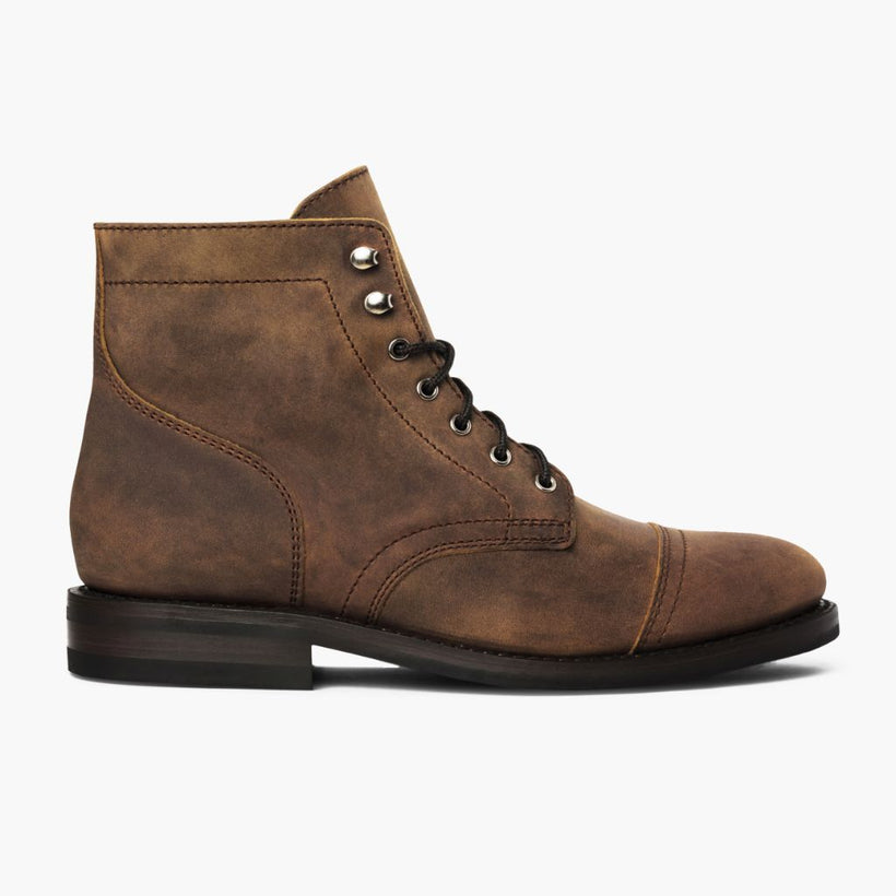 Captain Burnt Copper Leather Boots 남성용