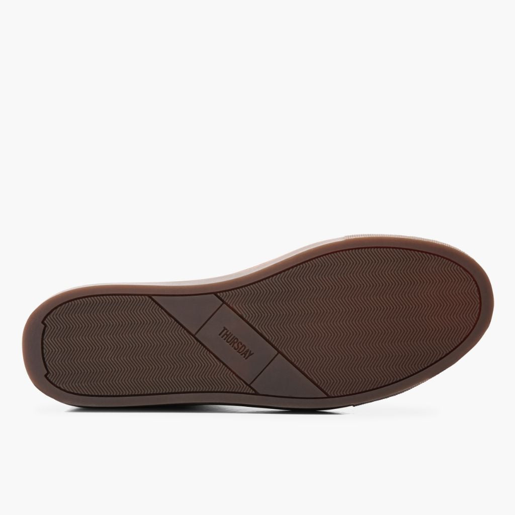 High-Traction Rubber Outsole & Lug Tread Pattern on Premier Low Top Natural 가죽 스니커즈 남성용 For Men