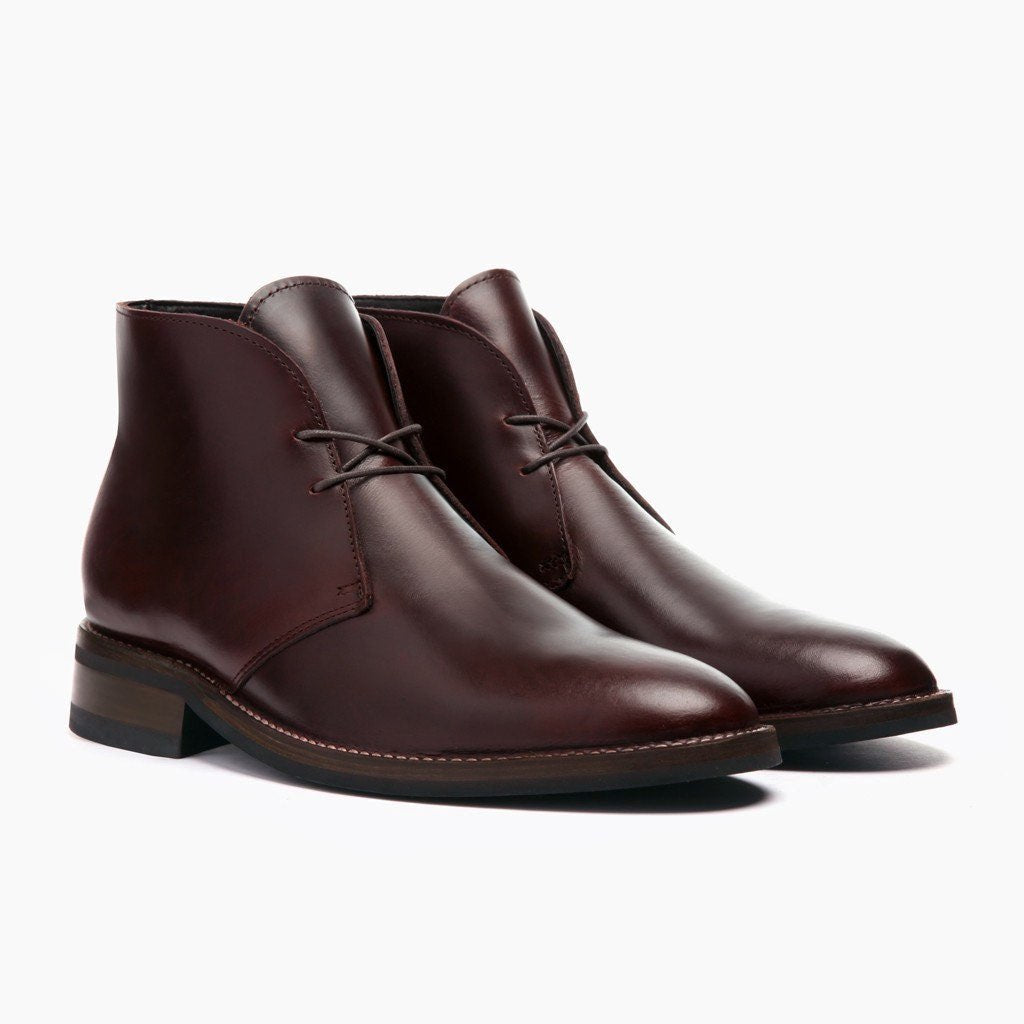 Scout 브라운 가죽 부츠 남성용 For Men in Brown Full-Grain Leather - 측면 프로필 뷰 | 공식 온라인 스토어 구매