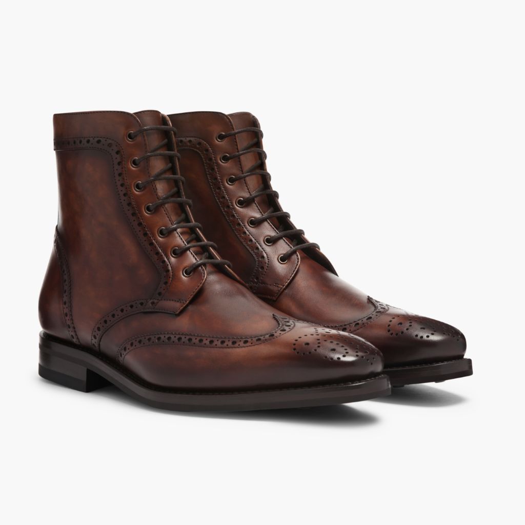 Wingtip Color #77 가죽 부츠 남성용 For Men in Classic Full-Grain Leather - 측면 프로필 뷰 | 공식 온라인 스토어 구매