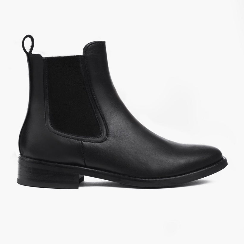 Duchess 블랙 Leather Boots 여성용