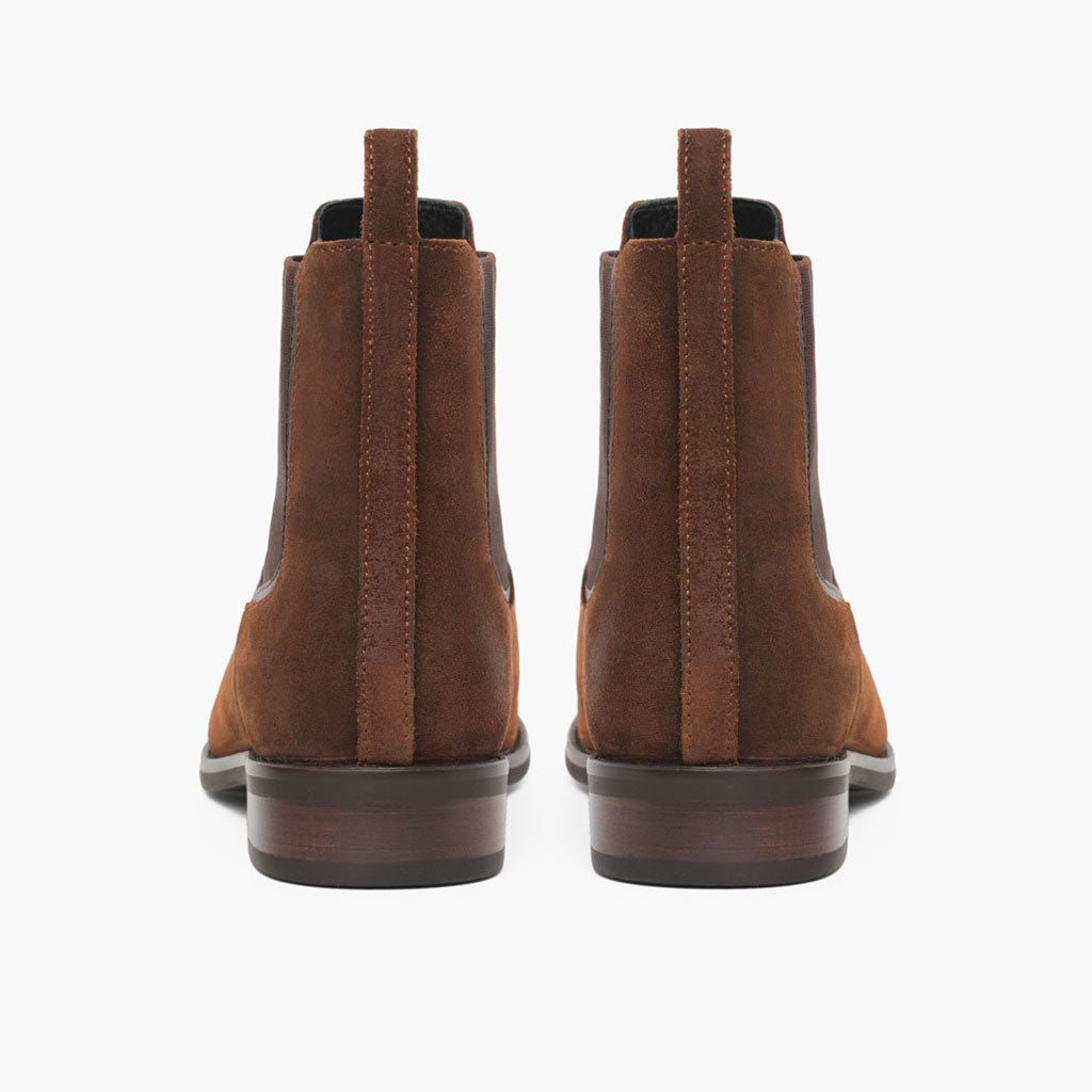 Duchess Glazed Ginger 가죽 부츠 여성용 - 보강된 힐 카운터 및 정밀 2열 스티치 디테일