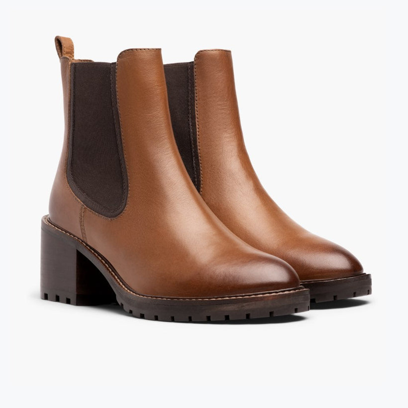 Knockout Toffee Leather Boots 여성용
