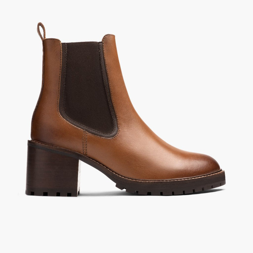 Knockout Toffee Leather Boots 여성용
