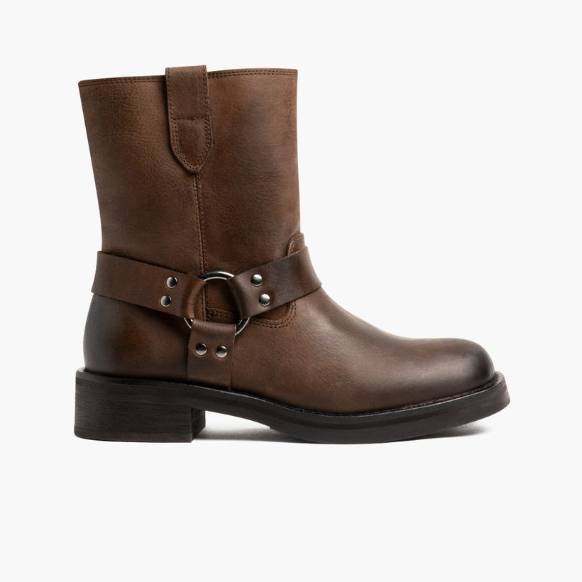 Outlaw Light Tobacco Leather Boots 여성용