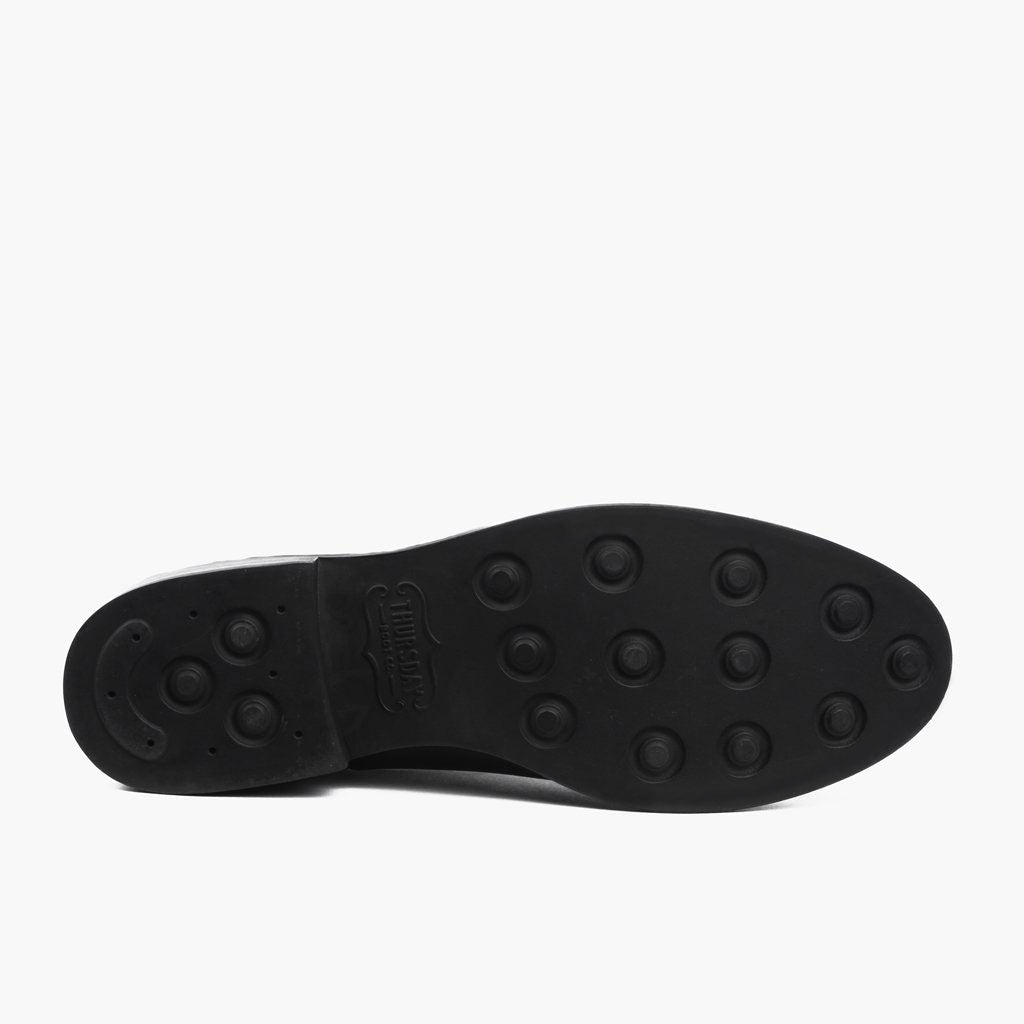 High-Traction Rubber Outsole & Lug Tread Pattern on Duchess Glazed Ginger 가죽 부츠 여성용