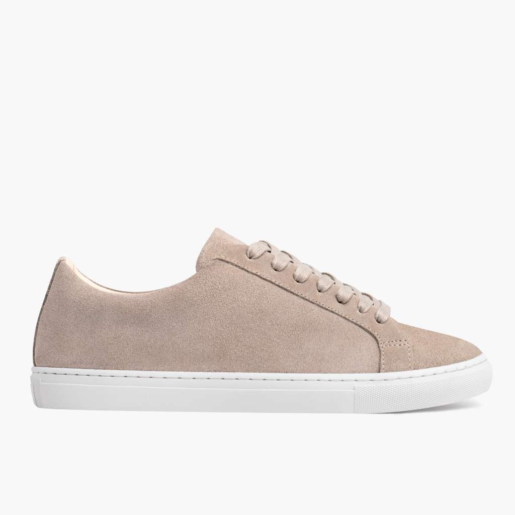 Classic Full-Grain leather Sneakers - 굿이어 웰트 공법 및 앞코 토박스 디테일