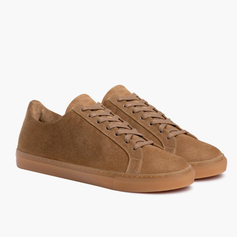 Premier Low Top Camel Leather Sneakers 여성용