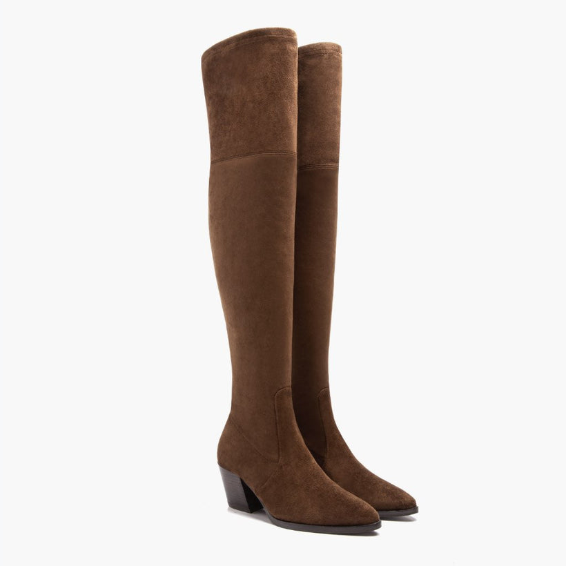 Tempest Espresso Leather Boots 여성용