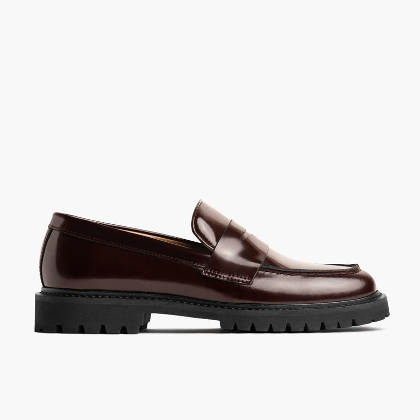 Penny Burgundy Leather Boots 여성용