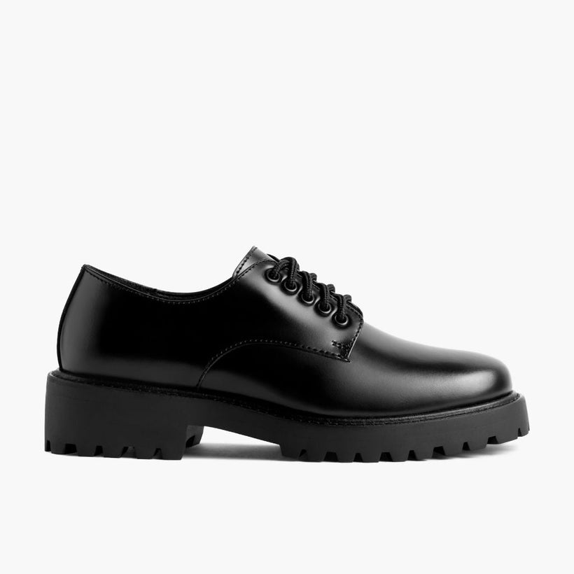 Renegade 블랙 Leather Sneakers 여성용