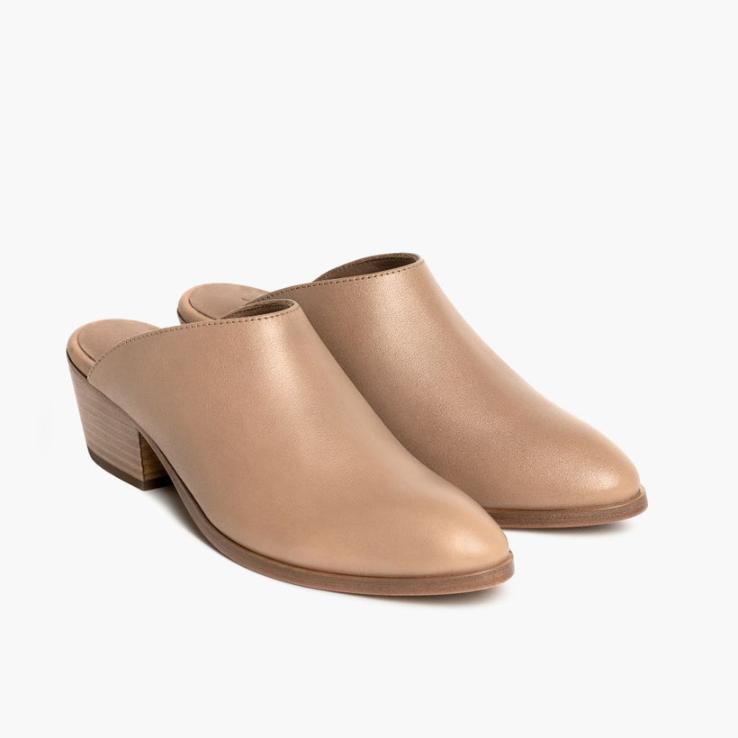 Breeze Milk Coffee Leather Boots 여성용