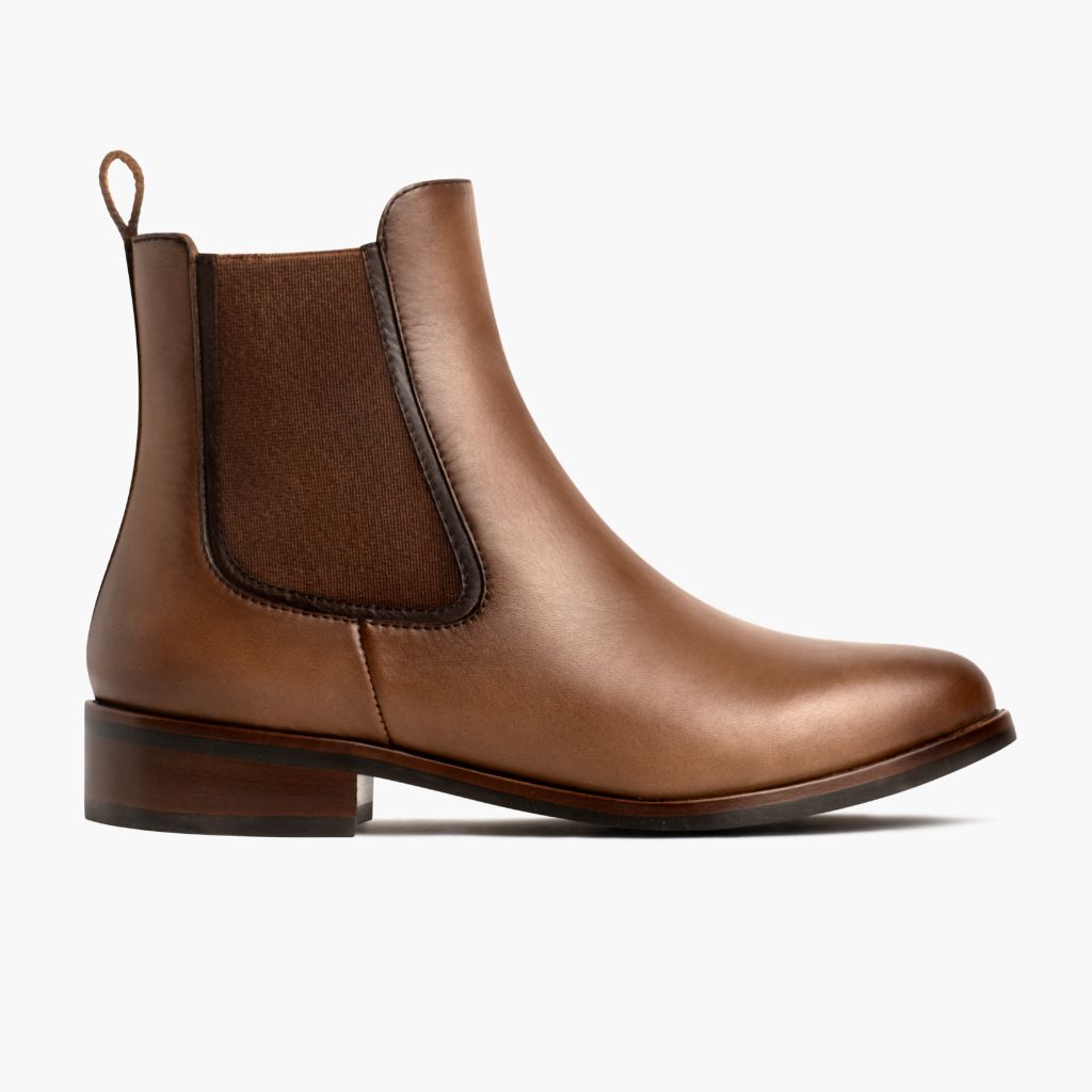 Duchess Amber Wheat 가죽 부츠 여성용 in Classic Full-Grain Leather - 측면 프로필 뷰 | 공식 온라인 스토어 구매