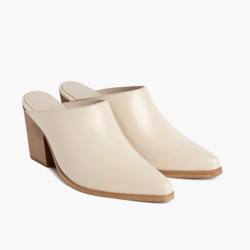 Summer Ivory Leather Boots 여성용