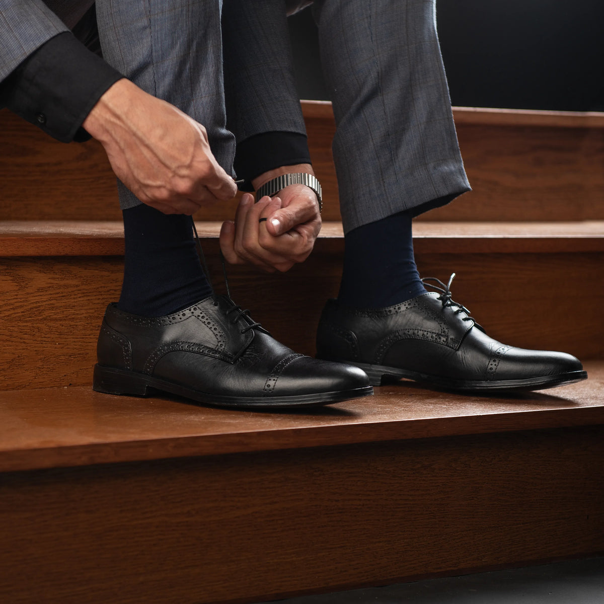 Orlaven Dirk Brogues 가죽 더비 슈즈 남성용 footwear image 10