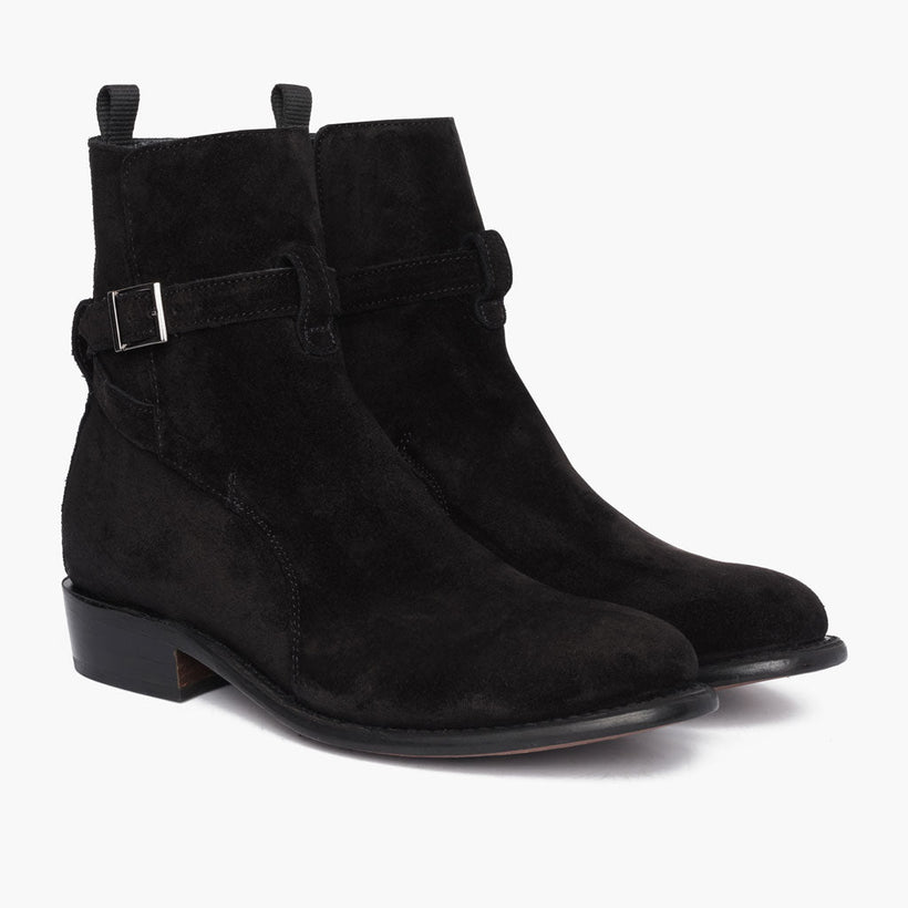 Rogue 블랙 Suede Leather Boots 남성용