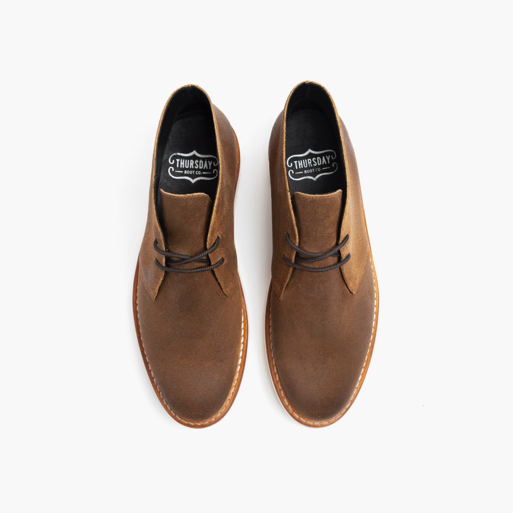 Scout Safari 가죽 부츠 남성용 For Men - 보강된 힐 카운터 및 정밀 2열 스티치 디테일