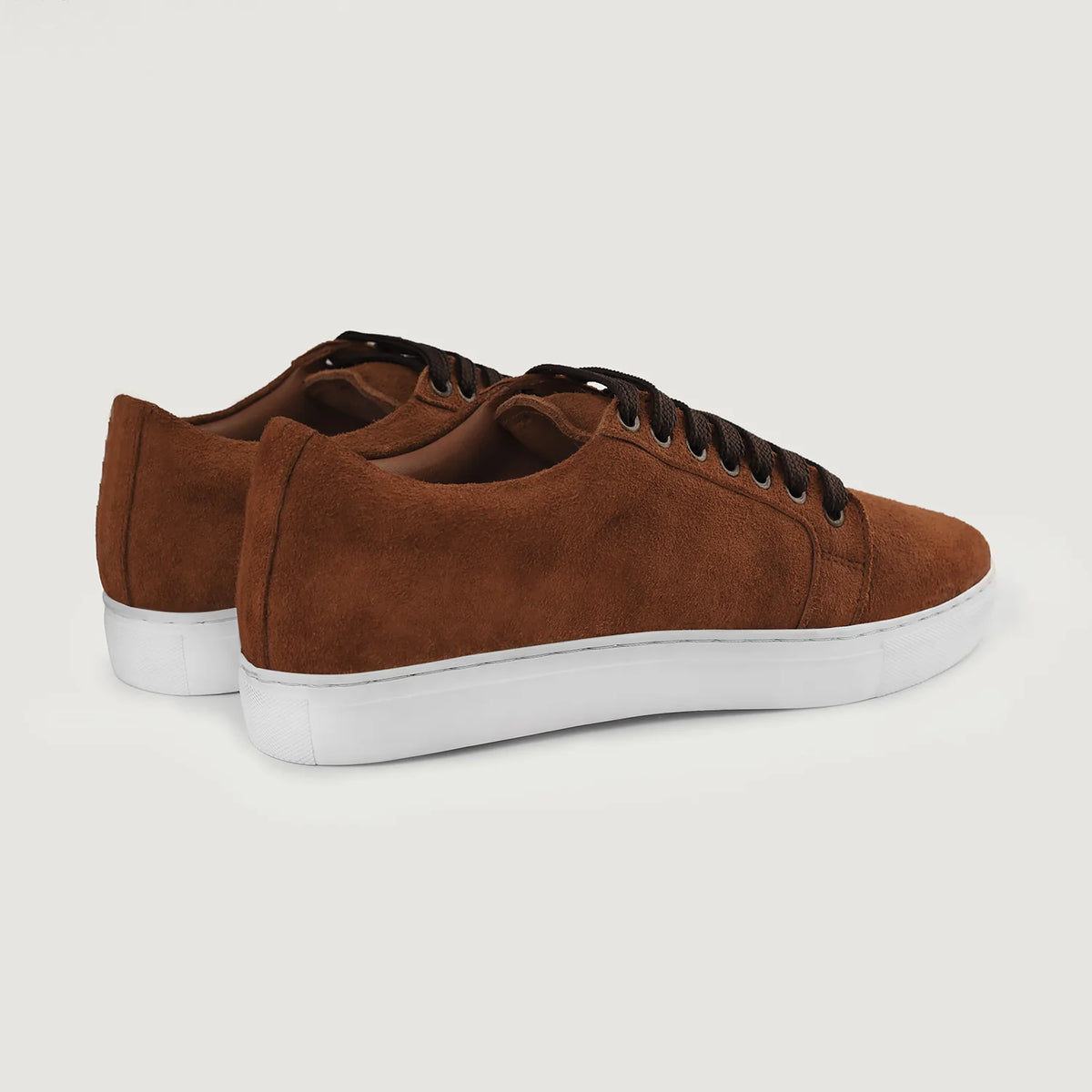 Orlaven Murphy Low Top 브라운 Suede 가죽 스니커즈 남성용 footwear image 10