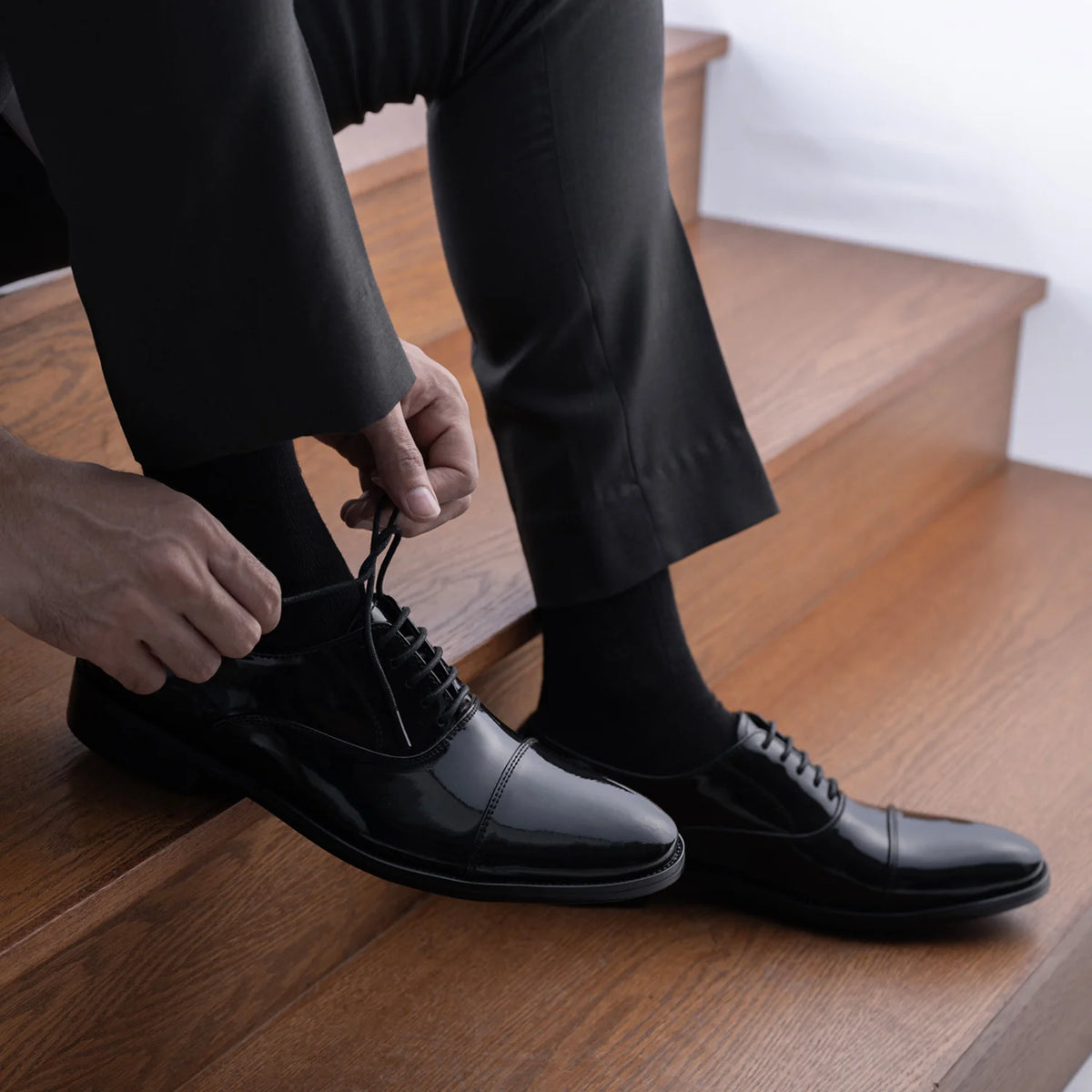 Orlaven Professor Oxford 블랙 가죽 구두 남성용 footwear image 10
