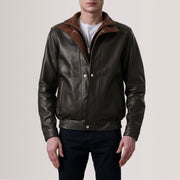 Alfred 가죽 봄버 자켓 남성용 – alternate product view 4