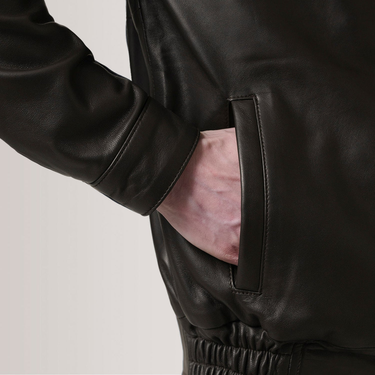 Alfred 가죽 봄버 자켓 남성용 – alternate product view 6