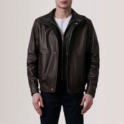 Alfred 가죽 봄버 자켓 남성용 – alternate product view 1