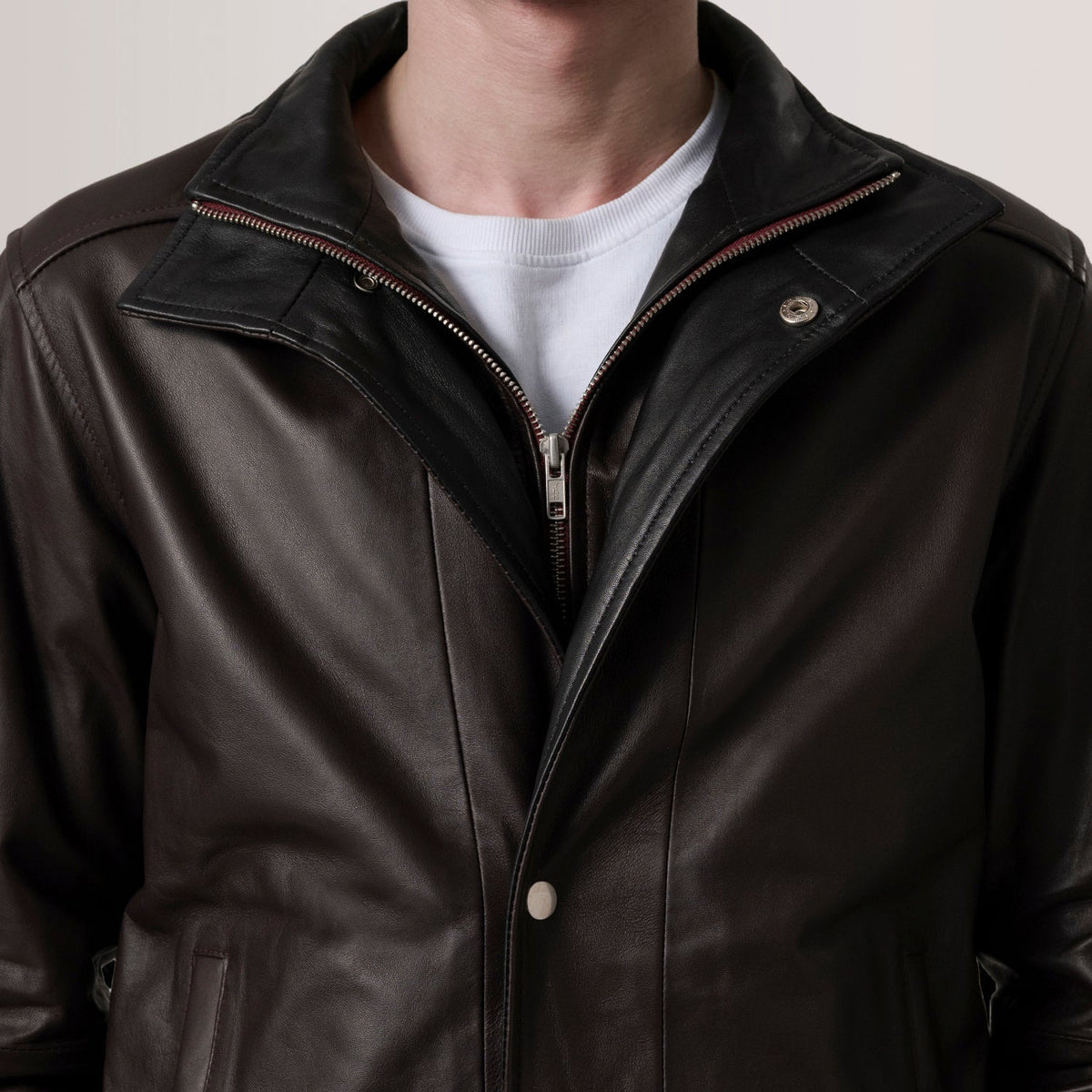 Alfred 가죽 봄버 자켓 남성용 – alternate product view 4