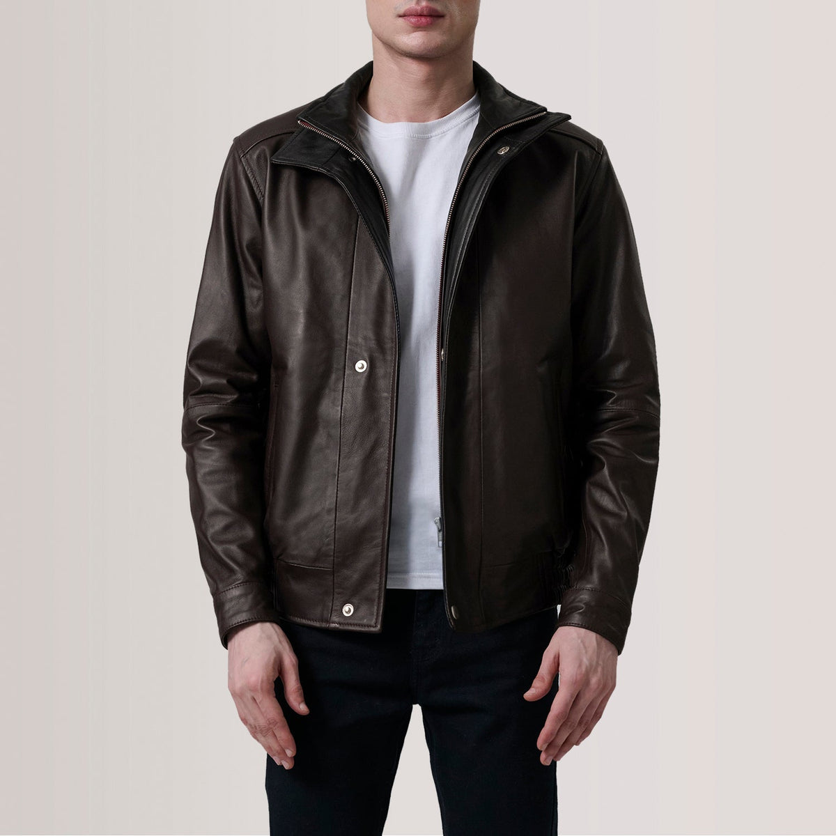 Alfred 가죽 봄버 자켓 남성용 – alternate product view 6