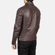 Armand Green 가죽 라이더 자켓 남성용 – alternate product view 5